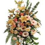 cuscino funebre di fiori misti